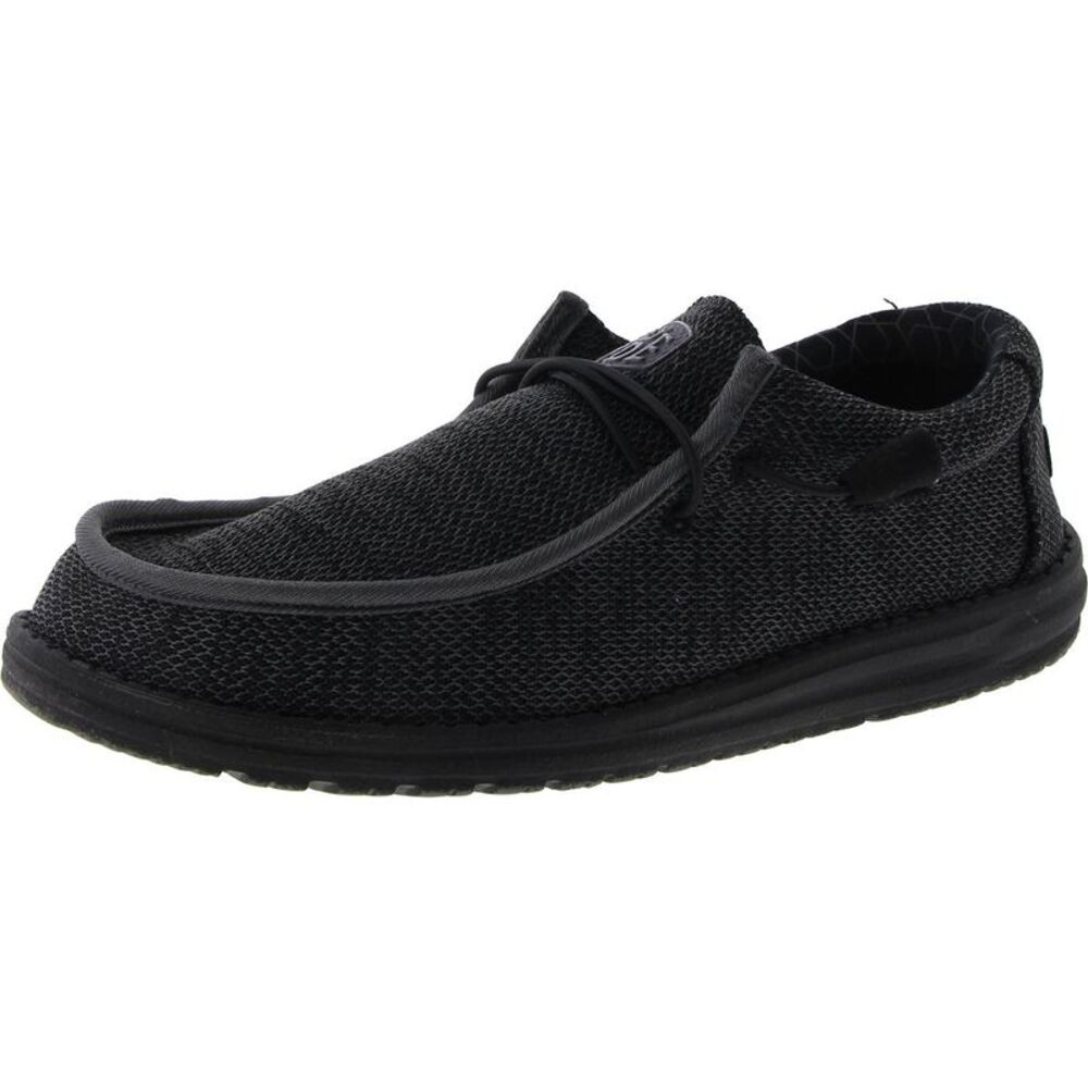 Hey Dude Wally Sox Classic Men's Knit Slip On Loafer Shoes Used